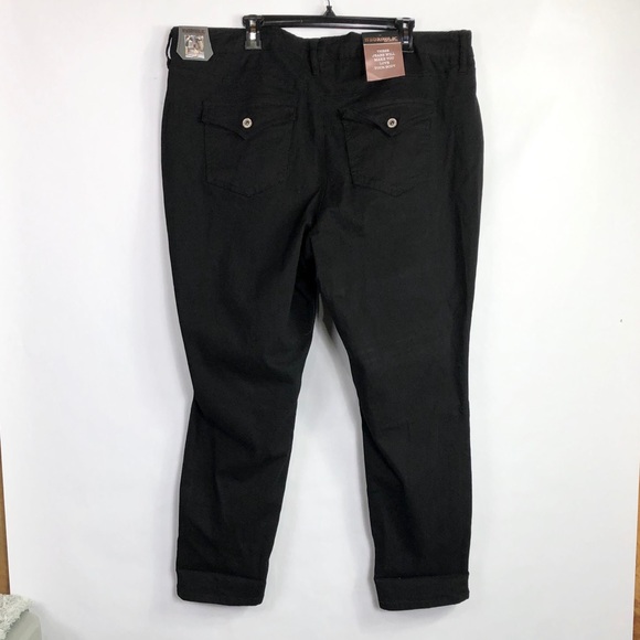 Hydraulic Jeans Hydraulic Nolita Black Ankle Skinny Plus Size 24w